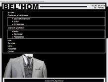 Tablet Screenshot of belhom.com